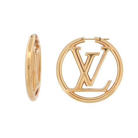 boucle d oreille louis vuitton creole|Boucles d'oreilles créoles Louise GM S00 .